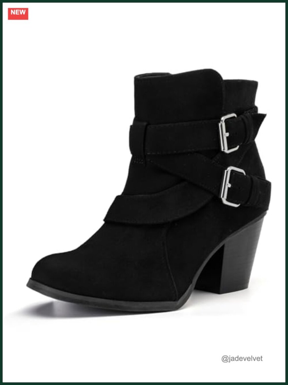 Women's Wide Width Ankle Boots with Memory Foam and Side Zipper